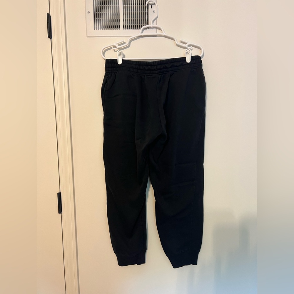 Nike Black Jogger Sweatpants with Swoosh - Picture 2 of 4